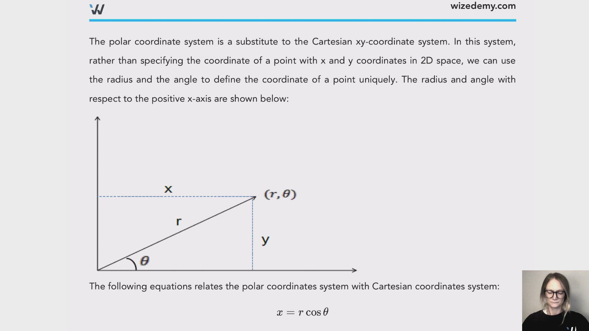 Double Integrals in Polar Coordinates - Wize University Calculus 3 ...