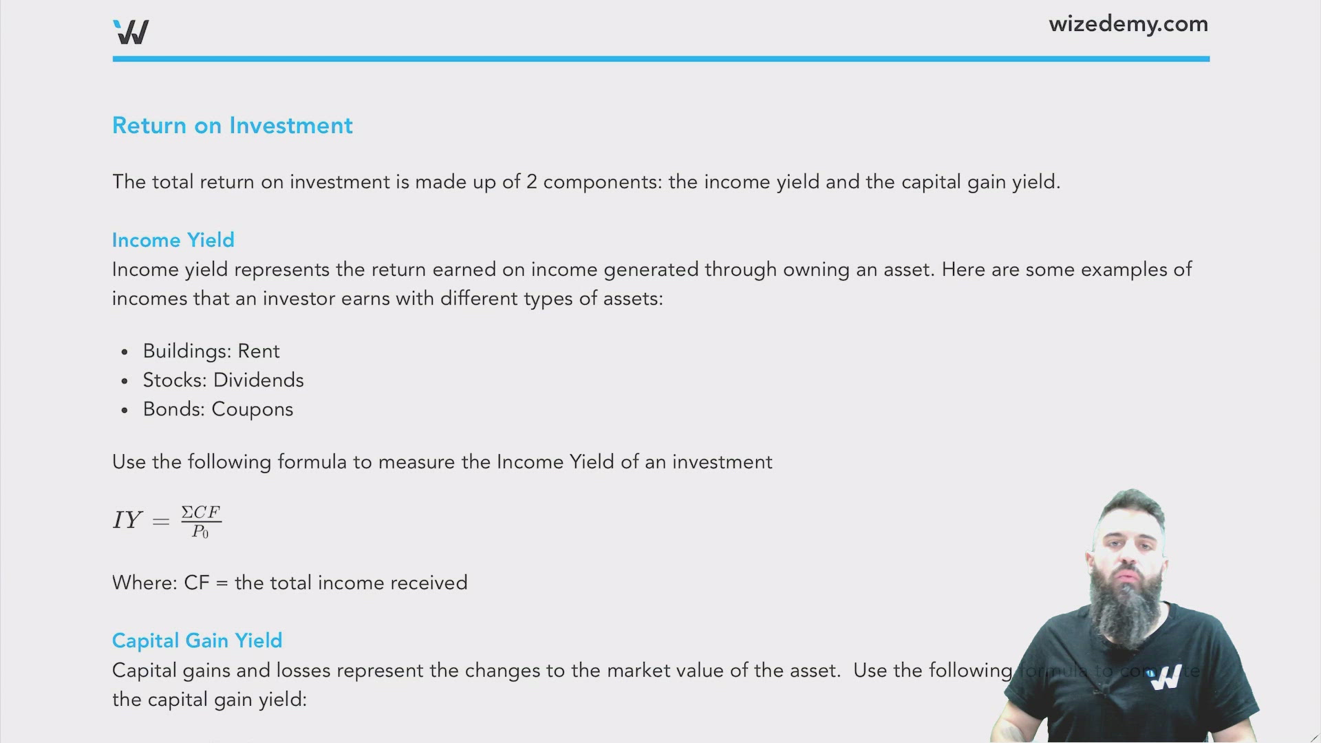 Ex-Post Risk and Return - Wize University Introduction to Finance Textbook  | Wizeprep