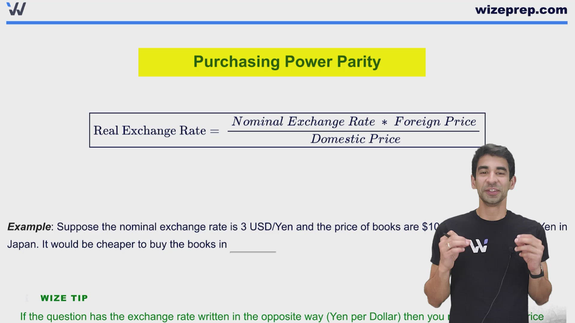 Purchasing Power Parity - Wize University Macroeconomics Textbook | Wizeprep