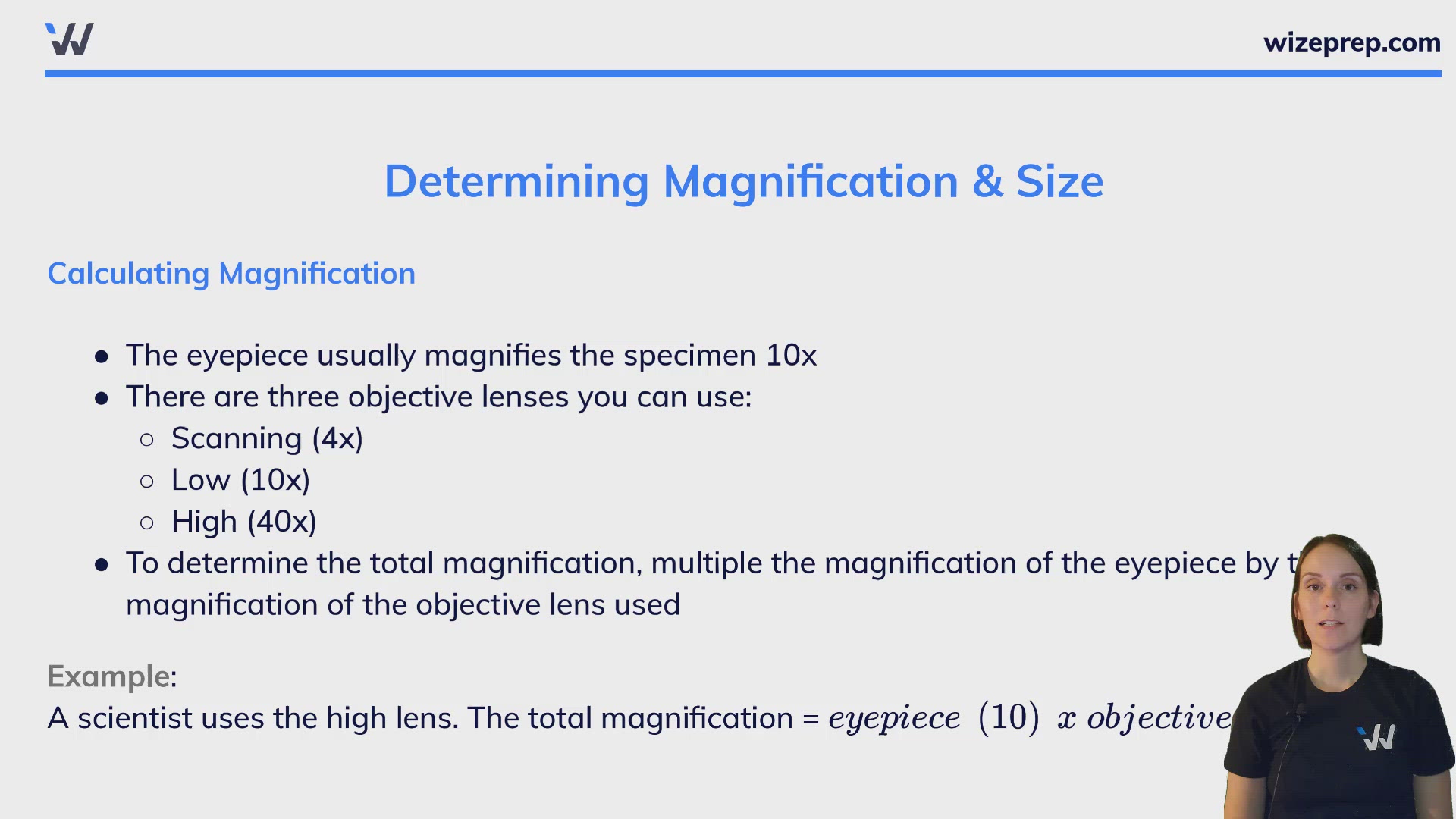 Observing Cells Under the Microscope - Wize High School Grade 11 ...